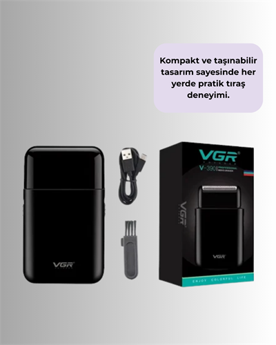 Ultra İnce Elektrikli Tıraş Makinesi | USB Şarjlı ve Su Geçirmez