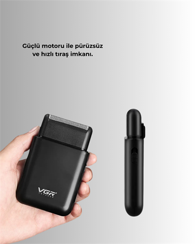 Ultra İnce Elektrikli Tıraş Makinesi | USB Şarjlı ve Su Geçirmez