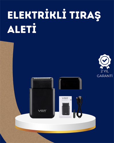 Ultra İnce Elektrikli Tıraş Makinesi | USB Şarjlı ve Su Geçirmez