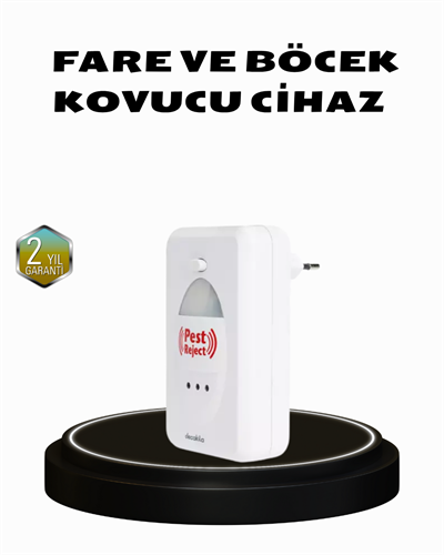 Ultrasonik Böcek ve Fare Kovucu – Doğa Dostu, Sessiz ve Etkili Savunma