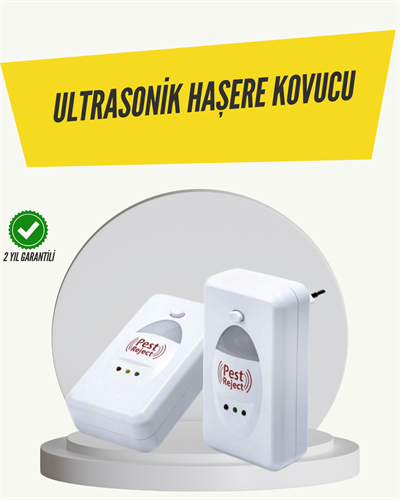 Ultrasonik Haşere Kovucu Cihaz 150 m2 Etki Alanı