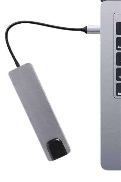 Usb Type-c Hub Dönüştürücü Çevirici Çoklayıcı Macbook Çevirici 8 Portlu