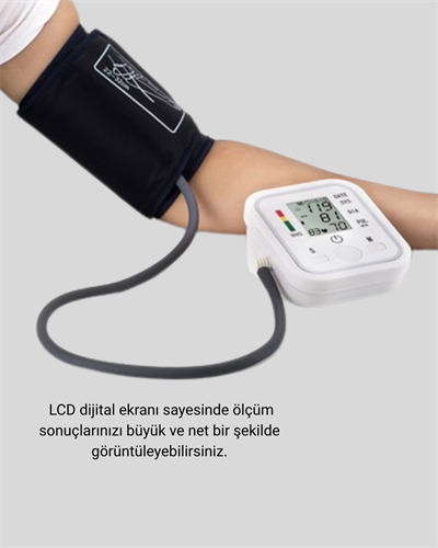 Üst Koldan Ölçüm Dijital Tansiyon Aleti – IHB Aritmi Uyarılı ve Çift Hafızalı