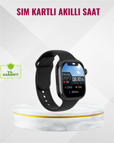 Uyku Takipli GPS’li SIM Kart Destekli Akıllı Saat