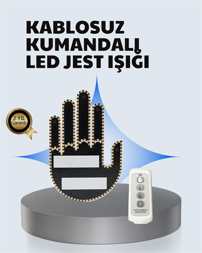 Uzaktan Kumandalı Çok Fonksiyonlu Araç Led Işığı
