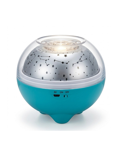 Uzaktan Kumandalı Döner Yıldız Projeksiyon Lambası Bluetooth Hoparlör ve Renk Değiştirme Özelliği