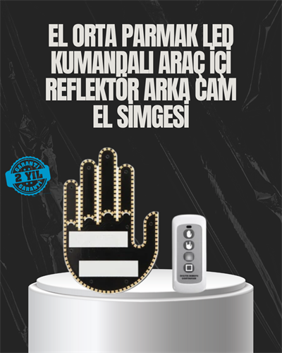 Uzaktan Kumandalı LED El Park Uyarı Cihazı 2025 Model A Kalite