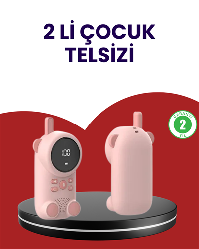 Uzun Menzilli Bebek Telsizi – VOX Modlu, Renkli LCD Ekranlı