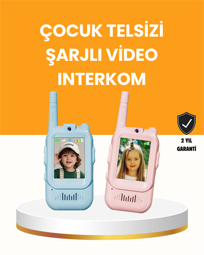 Uzun Menzilli Video Walkie Talkie Eğitici ve Eğlenceli Oyuncak