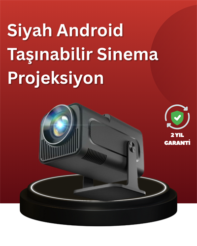 Uzun Ömürlü Lamba ve Dahili Hoparlörlü Ev Sinema Projektörü