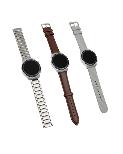 Uzun Pil Ömürlü AMOLED Akıllı Saat Torch Işıklı