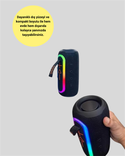 Uzun Pil Ömürlü Bluetooth 5.1 Hoparlör