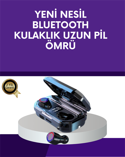Uzun Pil Ömürlü Kablosuz Kulaklık – 4 Saat Kesintisiz Kullanım