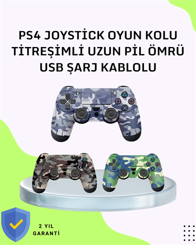 Uzun Pil Ömürlü Oyun Kolu – USB ile Hızlı Şarj Desteği
