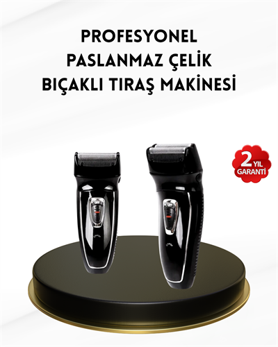 Uzun Pil Ömürlü Şarjlı Tıraş Makinesi – Hızlı Şarj, Ergonomik Tasarım, Çok Yönlü Kullanım