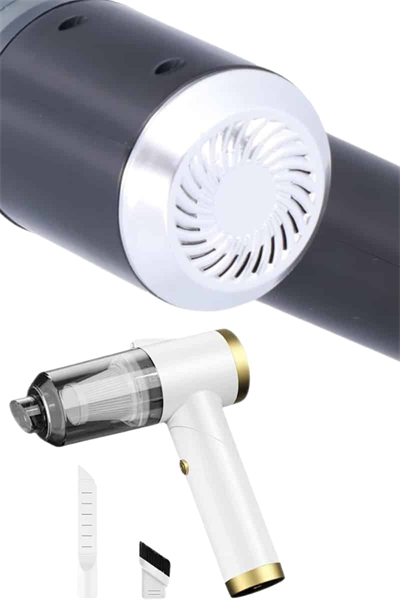 Vakumlu Araç İçi Süpürge Taşınabilir Pratik Şarjlı Temizlenebilir