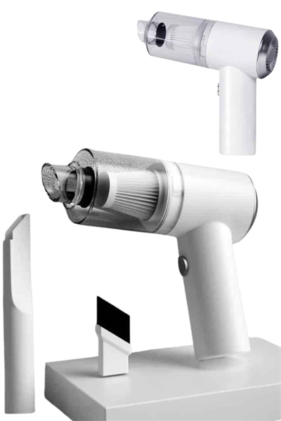 Vakumlu Araç İçi Süpürge Taşınabilir Pratik Şarjlı Temizlenebilir