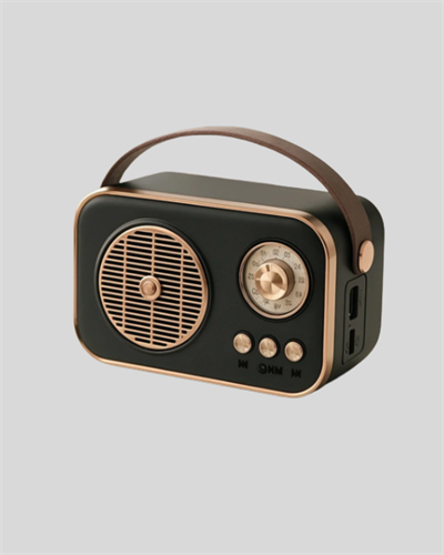 Vintage Bluetooth Radyo – TF Kart ve FM Destekli Taşınabilir Nostaljik Model
