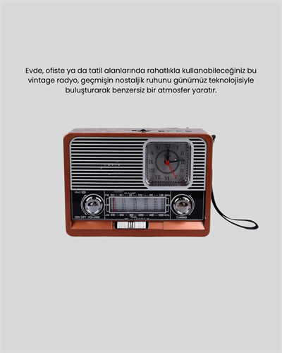 Vintage Radyo – Nostaljik Tasarım ve Modern Teknoloji Bir Arada