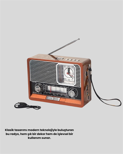 Vintage Radyo – Nostaljik Tasarım ve Modern Teknoloji Bir Arada