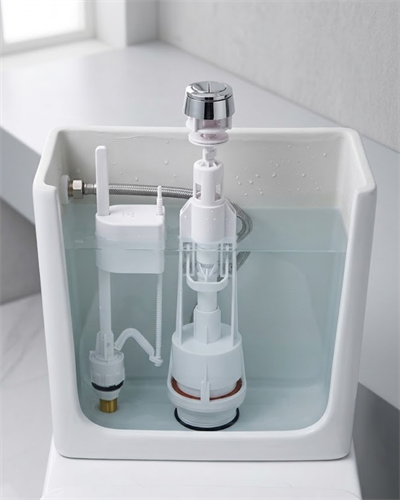 Vitrifiye Rezervuar İç Takımı Basmalı Mekanizma Alt Girişli Sessiz Dolum Sistemi