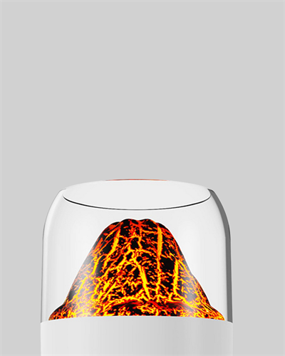 Volkanik Tasarımlı LED Işıklı Ultrasonik Nemlendirici