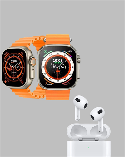 Watch 9 Max Akıllı Saat Kulaklık Seti Sağlık Takipli 45 mm Geniş Ekran