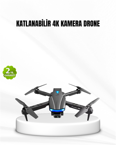 Wi-Fi Bağlantılı 4K Drone Katlanabilir ve 360° Takla Özellikli