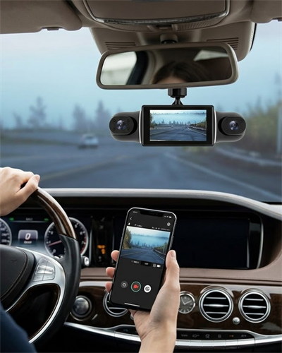 WiFi Destekli Araç İçi Kamera 170 Derece Geniş Açılı ve Loop Kayıt Özellikli