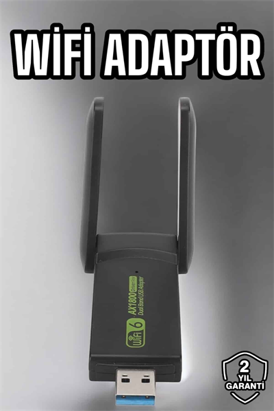 Wifi Adaptör Çift Bantlı Kablosuz Wifi Adaptörü