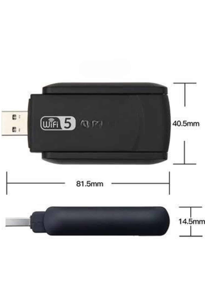 Wifi Alıcı Dual Band Usb 3.0 Adaptör Kablosuz Windows 7/8/10/11