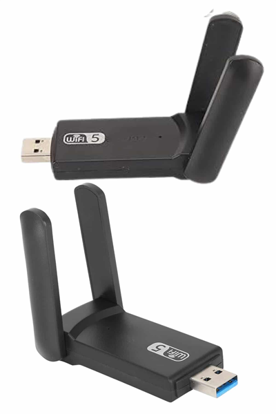 Wifi Alıcı Dual Band Usb 3.0 Adaptör Kablosuz Windows 7/8/10/11