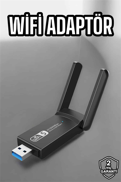 Wifi Alıcı Wifi Adaptörü USB Girişli 3.0