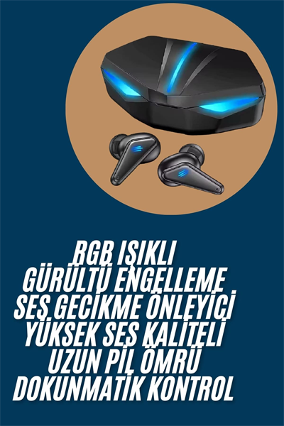 Wireless Gaming Kulaklık Mikrofonlu Bluetooth Oyuncu Kulaklığı