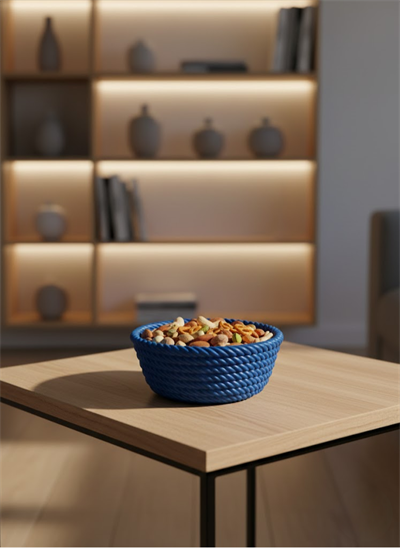 YUVARLAK ÇEREZLİK LACİVERT