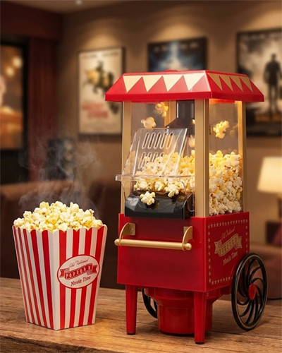 Yağsız Popcorn Makinesi Sıcak Hava ile Hızlı Patlatma