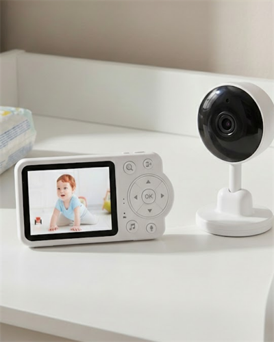 Yakınlaştırma Özellikli Gece Görüşlü Bebek İzleme Kamerası