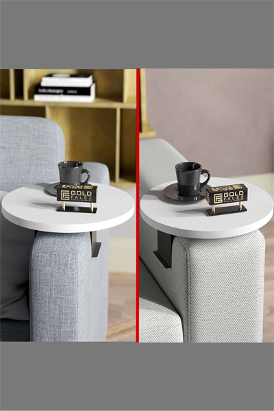 Yan Sehpa Ayarlanabilir Tepsi - BEYAZ