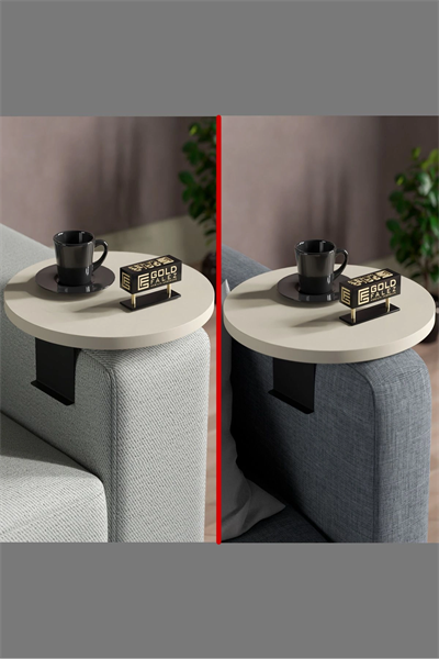 Yan Sehpa Ayarlanabilir Tepsi - BEYAZ