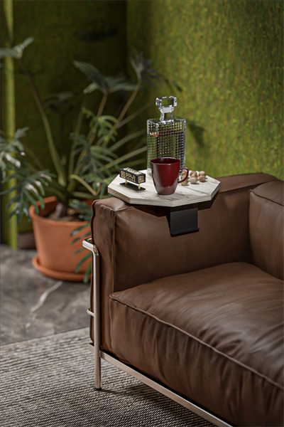 Yan Sehpa Ayarlanabilir Tepsi Dekoratif Modern Tepsi SEKİZGEN Efes