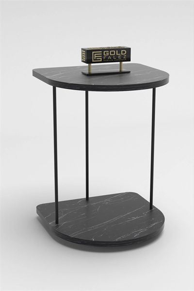 Yan Sehpa Tekerlekli Servis Sehpası HND Oval Bendir