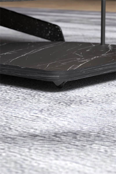 Yan Sehpa Tekerlekli Servis Sehpası HND Oval Bendir