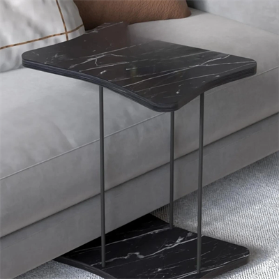 Yan Sehpa Tekerlekli Servis Sehpası HND Krem