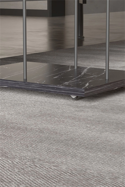 Yan Sehpa Tekerlekli Servis Sehpası HND Dikdörtgen Bendir