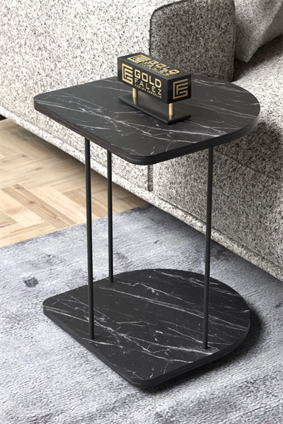 Yan Sehpa Tekerlekli Servis Sehpası HND Oval Bendir