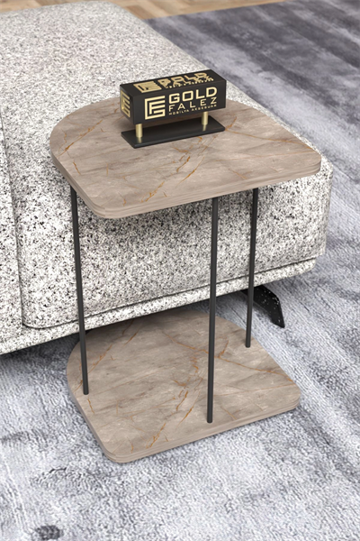 Yan Sehpa Tekerlekli Servis Sehpası Hnd Oval Gordion