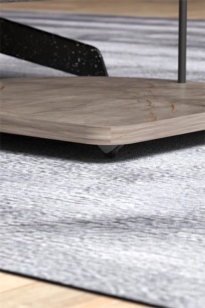 Yan Sehpa Tekerlekli Servis Sehpası Hnd Oval Gordion