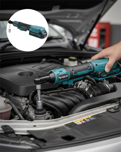 Yandan Sıkma Somun İçin Akülü Cırcır Anahtar Dar Alan Uyumlu