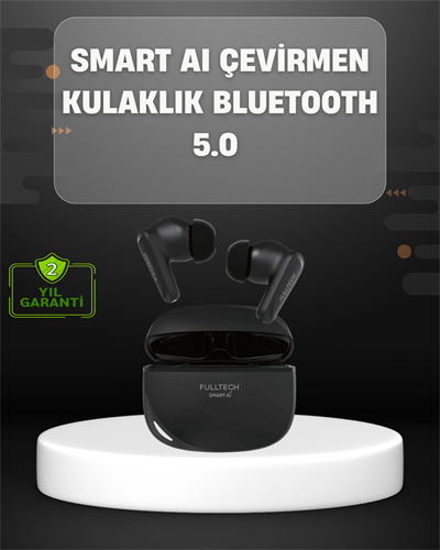 Yapay Zeka Destekli Bluetooth Kulaklık Anlık Çeviri ve Gürültü Engelleme