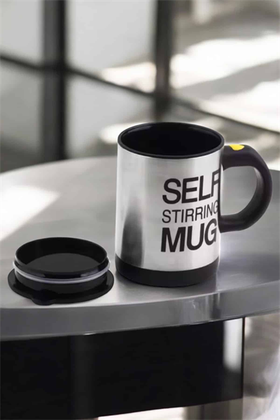 Yazılı Kupa Kendi Kendini Karıştıran Mikser Kupa Termos Bardak